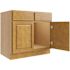 CNC Cabinetry Cabinetry Country Oak Sink Base Cabinet 39w X 34.5h