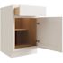 CNC Cabinetry Cabinetry 18" W 1 Door Base Cabinet R, Luxor White