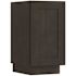 CNC Cabinetry Cabinetry Luxor Smoky Grey Angle Base End Cabinet 12w X 34.5h