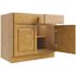 CNC Cabinetry Cabinetry Country Oak Sink Base Cabinet 42w X 34.5h