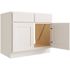 CNC Cabinetry Cabinetry Luxor White Sink Base Cabinet 42w X 34.5h