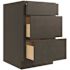 CNC Cabinetry Cabinetry Luxor Smoky Grey Drawer Base Cabinet 24w X 34.5h