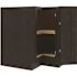 CNC Cabinetry Cabinetry Lazy Susan Corner Base Cabinet L, Luxor Smoky Grey