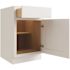 CNC Cabinetry Cabinetry 12" W 1 Door Base Cabinet R, Luxor White