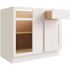 CNC Cabinetry Cabinetry 42/45 Blind Base Cabinet R, Luxor White