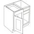 Cabinetry 42/45 Blind Base Cabinet R, Country Oak