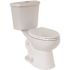 SEASONS 2-Piece All-In-One 0.9/1.28 GPF Dual Flush Elongated Toilet In White