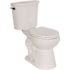 2-Piece All-In-One 1.28 GPF 10-In. Rough-In Single Flush ADA Round Toilet In White