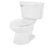 SEASONS 2-Piece All-In-One 0.8 GPF Ultra-High Efficiency Single Flush ADA Round Toilet In White