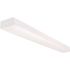 Satco LED 4ft Wide Strip Light 40w 4000k White Finish Knockout/emergency Back Up