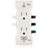 LEVITON Leviton Decora Edge Tamper-Resistant Duplex Outlet, Nema 5-15r, 15 Amp, White