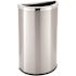 15 Gallon Half Moon Waste Receptacle Stainless Steel