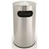 15 Gallon Allure Mini Dome Stainless Steel Trash Can