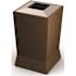 Modtec Series 39 Gallon Waste Container In Old Bronze