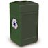 Recycling 42-Gal Square Recycling Lid Forest Green