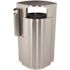 Trash 40-Gal Leaf-Shaped Cigarette Lid Ss