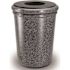 50 Gallon Stonetec Pepperstone Round Trash Can