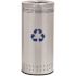 Imprinted Recycling 25-Gal Round Open-Top