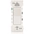 LEVITON Decora Edge Single Pole Rocker Switch, Residential Grade, 15 Amp, White