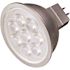 Satco LED Mr16 Flood Light Bulb, Gu5.3 Base, 40degree , 4000k, 6.5 Watt, Package Of 12