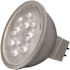 Satco LED Mr16 Flood Light Bulb, Gu5.3 Base, 40degree , 5000k, 4.5 Watt, Package Of 12