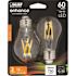 FEIT ELECTRIC Electric A15 8 Watt 2700k E26 Base Clear Filament LED Bulb Package Of 12