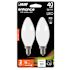 FEIT ELECTRIC Electric B10 3.3watt 2700k E12 Base Wht Fst Filament LED Bulb Package Of 12