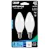 FEIT ELECTRIC Electric B10 3.3watt 5000k E12 Base Wht Fst Filament LED Bulb Package Of 12