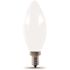 FEIT ELECTRIC Electric B10 5.5w 5000k E12 Base Wht Frost Filament LED Bulb Package Of 12