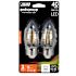 FEIT ELECTRIC Electric B10 3.3 Watt 2700k E26 Base Clear Filament LED Bulb Package Of 12
