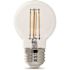FEIT ELECTRIC Electric G16-1/2 5.5w 5000k E26 Base Clear Filament LED Bulb Package Of 12