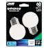 FEIT ELECTRIC Electric G16-1/2 5.5w 5000k E26 White Frost Filament LED Bulb Package Of 12