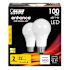 FEIT ELECTRIC Electric A19 17.5 Watt 3000k E26 Base White Frost LED Bulb Package Of 2