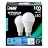 FEIT ELECTRIC Electric A19 17.5 Watt 5000k E26 Base White Frost LED Bulb Package Of 12