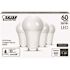 FEIT ELECTRIC Electric A19 8.8w 6500k Gu24 Base White Frost LED Bulb Package Of 4