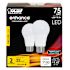 FEIT ELECTRIC Electric A19 12.2w 3k E26 Base Wht Frost Gp LED Bulb Package Of 2