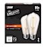 FEIT ELECTRIC Electric St19 8.8w 27k E26 Clear Fila Glass Vintage LED Bulb Package Of 8