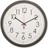 SKILCRAFT Quartz Wall Clock, 14.5 Overall Diameter, Black Case, 1 AA