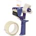 SKILCRAFT Retractable Blade Tape Dispenser, 3 Core, 2 X 30yds Tape, Blue
