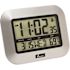 SKILCRAFT Lcd Digital Radio-Controlled Clock, 7.25 X 9.75, Sliver Case, 2 AAA