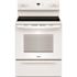 WHIRLPOOL 30-in Glass Top 4 Burners 5.3-cu ft Freestanding Electric Range, White