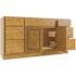 CNC CABINETRY Luxor Vanity Base Cabinet, 60"w X 34.5"h X 21"d, Shaker Smoky Grey