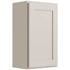 CNC CABINETRY Luxor 1-Door Wall Cabinet, 9"w X 30"h X 12"d, Shaker Misty Grey