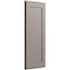 CNC CABINETRY Luxor 1-Door Wall End Cabinet, 12"wx42"hx12"d, Shaker Misty Grey