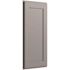 CNC CABINETRY Luxor 1-Door Wall End Cabinet, 12"wx36"hx12"d, Shaker Misty Grey