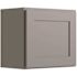 CNC CABINETRY Luxor 1-Door Wall Cabinet, 21"w X 18"h X 12"d, Shaker Misty Grey