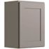CNC CABINETRY Luxor 1-Door Wall Cabinet, 18"w X 24"h X 12"d, Shaker Misty Grey