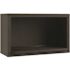 CNC CABINETRY Luxor Microwave Wall Cabinet, 30"w X 18"h, Shaker Smoky Grey