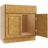 CNC CABINETRY Luxor Vanity Base Cabinet, 30"w X 34.5"h X 18"d, Shaker White