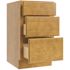 CNC CABINETRY Luxor 3-Drawer Vanity Base Cabinet, 21"w, Shaker White